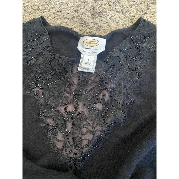 Talbots cashmere silk blend sweater size S - Picture 10 of 10